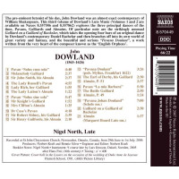 John Dowland (1562-1626) - Lautenwerke Vol.3 -   - (CD / L)