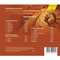 Johann Sebastian Bach (1685-1750) - Lautenwerke BWV 995,998,1006a -   - (CD / L)