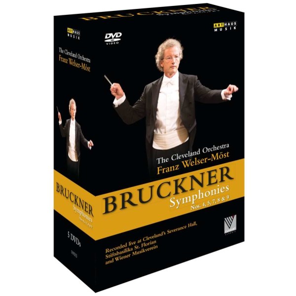 Anton Bruckner (1824-1896) - Symphonien Nr.4,5,7-9 -   - (DVD Video / Classic)