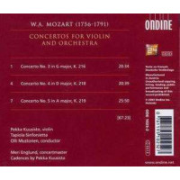 Wolfgang Amadeus Mozart (1756-1791) - Violinkonzerte Nr.3-5 -   - (CD / V)