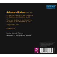 Johannes Brahms (1833-1897) - Vier ernste Gesänge op.121 -   - (CD / V)