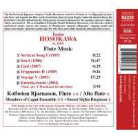 Toshio Hosokawa - Kammermusik mit Flöte "Flute Music" -   - (CD / K)