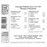 Christoph Willibald Gluck (1714-1787) - Flötenquintette & Oboenquintette "Musique dharmonie" -   - (CD / Titel: A-G)