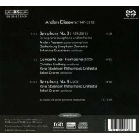 Anders Eliasson (1947-2013) - Symphonien Nr.3 (für Saxophon & Orchester) & Nr.4 -   - (SACD / A)