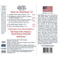 John Philip Sousa (1854-1932) - Music for Wind Band...