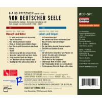 Hans Pfitzner (1869-1949) - Eichendorff-Kantate "Von deutscher Seele" op.28 -   - (CD / E)