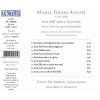 Maria Teresa Agnesi (1720-1795) - Arie dallOpera "Sofonisba" -   - (CD / M)