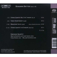 Benjamin Britten (1913-1976) - Sämtliche Werke für Streichquartett Vol.1 -   - (Classic / SACD)