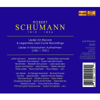 Robert Schumann (1810-1856) - Lieder on Record & Legendary Lied-Cycle Recordings -   - (CD / L)