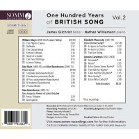 William Alwyn (1905-1985) - James Gilchrist - One Hundred Years of British Song Vol.2 -   - (CD / J)