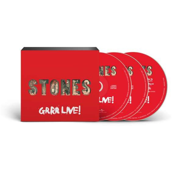 The Rolling Stones: GRRR Live! Live At Newark (2CD+BD) -   - (CD / G)