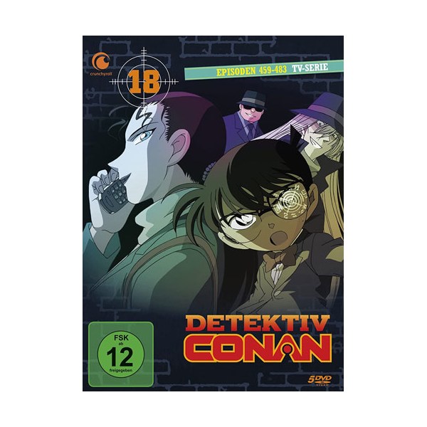 Detektiv Conan - TV Serie Box 18 (DVD)  5DVD, Ep.: 459-483 - AV-Vision  - (DVD Video / Zeichentr.)