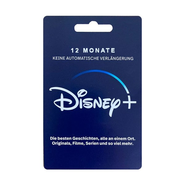 Disney +  PIN 12 Monate (nur DE) - Disney  - (Sonderartikel / Code-Card)