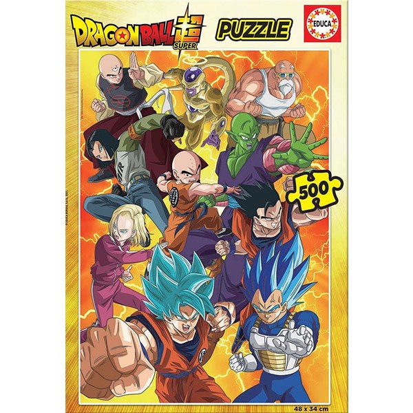 Merc  Puzzle DBZ Super #1  500Teile - Diverse  - (Spielwaren / Merch Brett-/Kartenspiele, Puzzle)