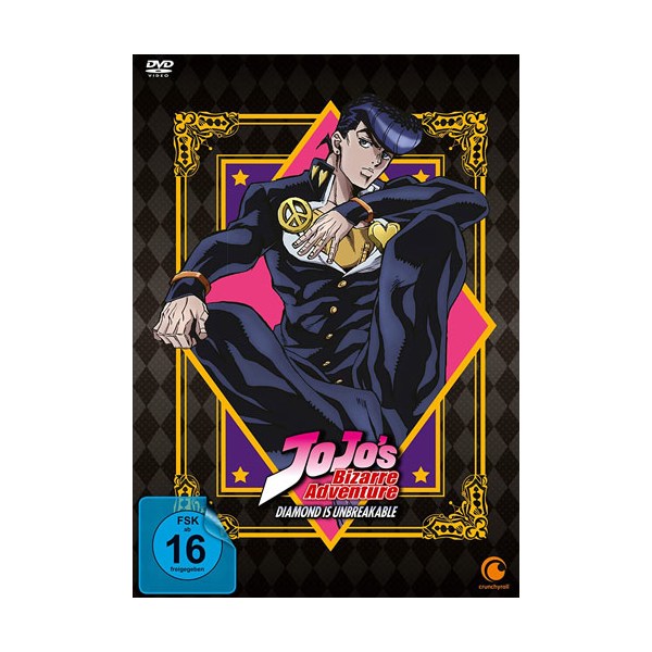 Jojos Bizarre Adventure Part 4 (DVD) Bundle  Diamond is Unbreakable - 3. Staffel, Gesamtausg. 6Disc - AV-Vision  - (DVD Video / Anime)