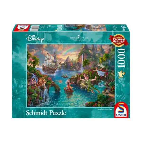 Merc  Puzzle Disney Peter Pan  1000 Teile Thomas Kinkade Collection Puzzle 1000 Teile - Schmidt Spiele 59635 - (Spielzeug / Merch Brett-/Kartenspiele, Puzzle)