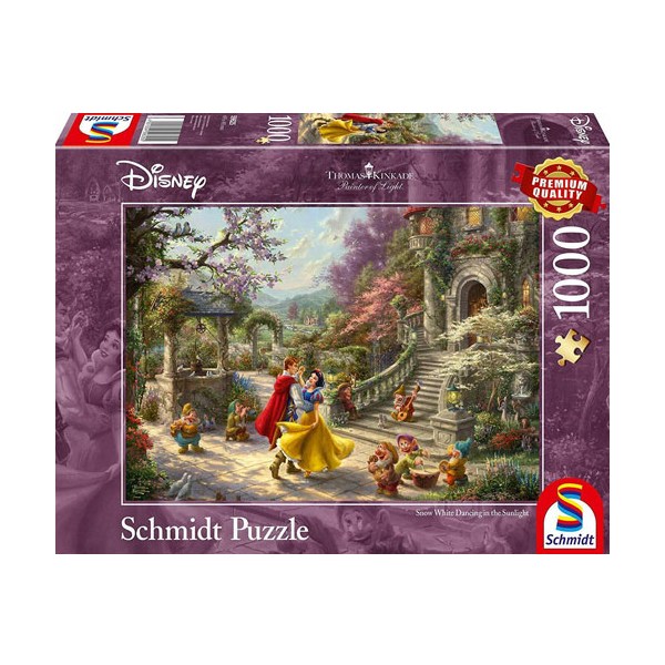 Merc  Puzzle Disney Schneewittchen  1000 Teile Thomas Kinkade Collection Puzzle 1000 Teile - Schmidt Spiele 59625 - (Spielwaren / Merch Brett-/Kartenspiele, Puzzle)