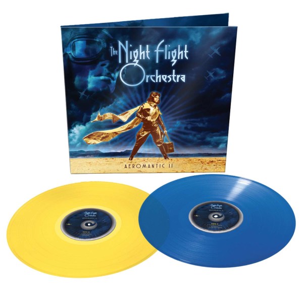 The Night Flight Orchestra: Aeromantic II (Limited Edition) (Yellow + Blue Vinyl) -   - (LP / A)