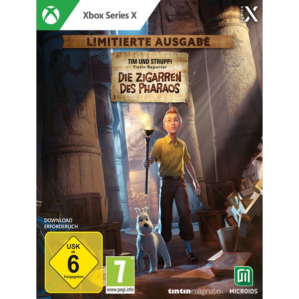 Tintin Reporter: Zigarren des Pharaos  XBSX L.E. - Astragon  - (XBOX Series X Software / Action/Adventure)