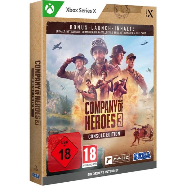 Company of Heroes 3  XBSX  Launch Ed. MetalCase - Sega  - (XBOX Series X Software / Strategie)