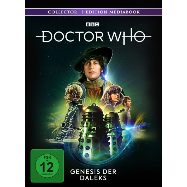 Doctor Who - 4ter Doktor (BR+DVD) Genesis d.Daleks  LTD. - ltd. Mediabook, 3Disc - Polyband &  - (Blu-ray Video / TV-Serie)