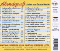 ABENDGRUSS-LIEDER ZUR GUTEN NA -   - (AudioCDs / Kinder)