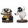 Merc Figur Wall-E und Eve  8cm  PVC 8cm Beast Kingdom 2er Pack - Diverse  - (Merchandise / Merch Figuren)