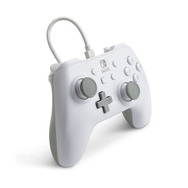 Switch Controller wired white PowerA - PowerA  - (Nintendo Switch Hardware / Zubehör)