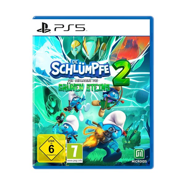 Schlümpfe 2  PS-5  Der Gefangene des grünen Steins - Astragon  - (SONY® PS5 / Adventure)