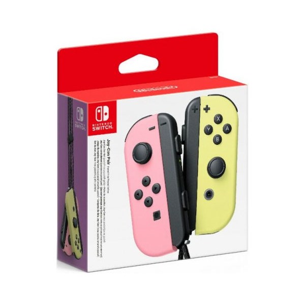 Switch  Controller Joy-Con 2er pastell rosa/gelb - Nintendo 10011583 - (Nintendo Switch Hardware / Zubehör)