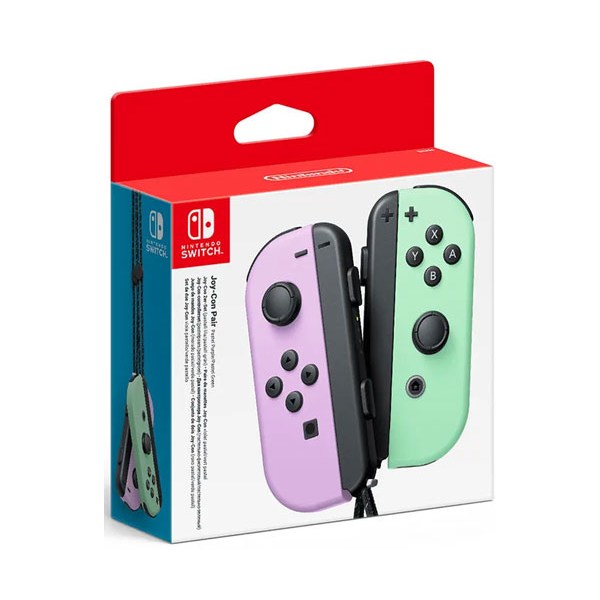 Switch  Controller Joy-Con 2er pastell lila/grün - Nintendo 10011584 - (Nintendo Switch Hardware / Zubehör)