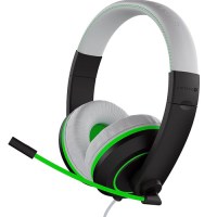 XBSX Headset Wired Stereo White/Green XH-100S - Gioteck...