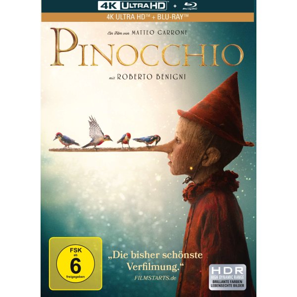 Pinocchio (2019) (Ultra HD Blu-ray & Blu-ray im Mediabook) -   - (Ultra HD Blu-ray / Sonstige / unsortiert)