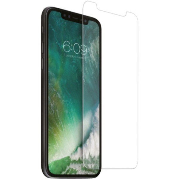 NEVOGLASS ohne EASY APP (transparent/schwarz, iPhone 12 | 12 Pro) - Nevox 1834 - (Smartphone Zubehör / Aufbewahrung / Schutz)