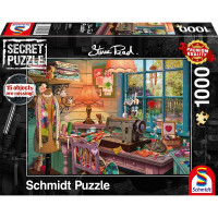 Steve Read: Secret Puzzles - Im Nähzimmer (1000 Teile) - Schmidt Spiele 59654 - (Spielwaren / Puzzle)