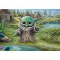 Thomas Kinkade Studios: Star Wars The Mandalorian - Grogu...