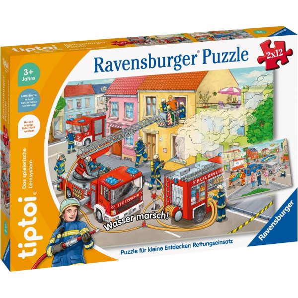 tiptoi Puzzle für kleine Entdecker: Rettungseinsatz - Ravensburger 00133 - (Spielwaren / Puzzle)