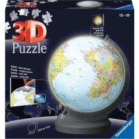 3D Puzzle Globus mit Licht - Ravensburger 11549 -...