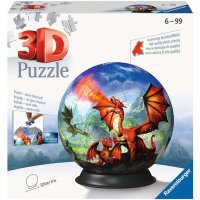 3D Puzzle-Ball Mystische Drachen - Ravensburger 11565 -...