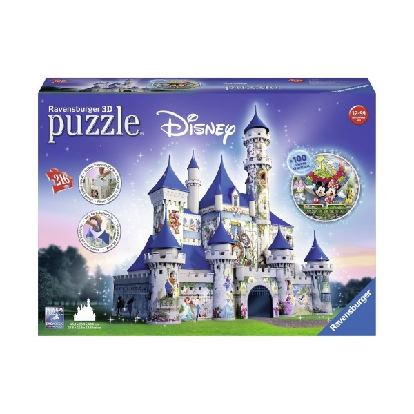 Ravensburger - Puzzle 216 Disney Castle - Ravensburger 12587 - (Spielwaren / Puzzle)