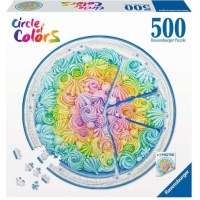 Puzzle Circle of Colors Rainbow Cake (Teile: 500) -...