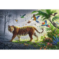 Wooden Puzzle Tiger im Dschungel (505 Teile) - Ravensburger 17514 - (Spielwaren / Puzzle)