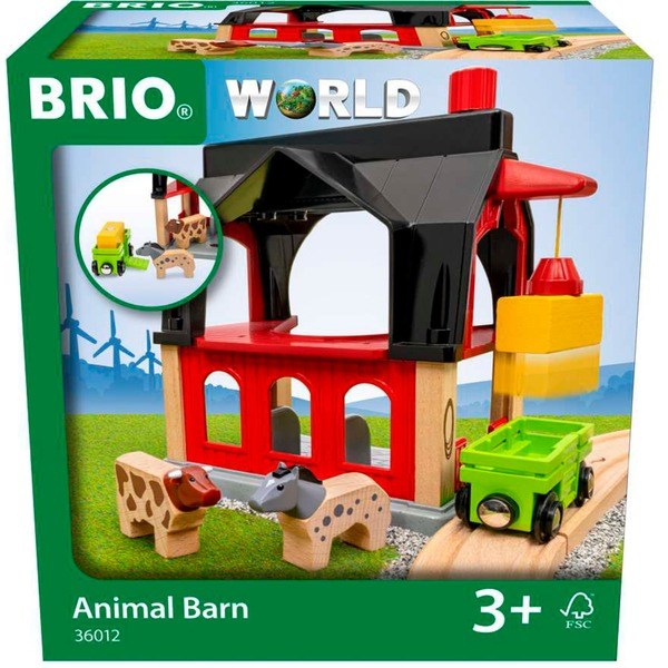 World Tierscheune mit Heuwaggon - BRIO 63601200 - (Sonderartikel / sonstiges / unsortiert)