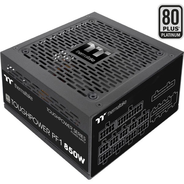 Toughpower PF1 850W (schwarz, 6x PCIe, Kabel-Management, 850 Watt) - Thermaltake PS-TPD-0850FNFAPE-1 - (PC Zubehoer / Sonstige)