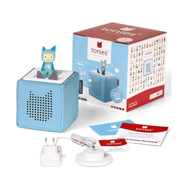 Tonies Toniebox Starter Set Blue (Creative-Tonie) - Tonies 03-0012 - (Toy / Audiobook)