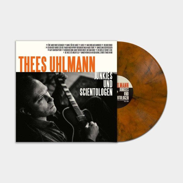 Thees Uhlmann (Tomte): Junkies und Scientologen (Limited Edition) (Brown Marbled Vinyl) -   - (LP / J)