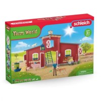 Schleich - Large Barn with Animals and Accessories -...