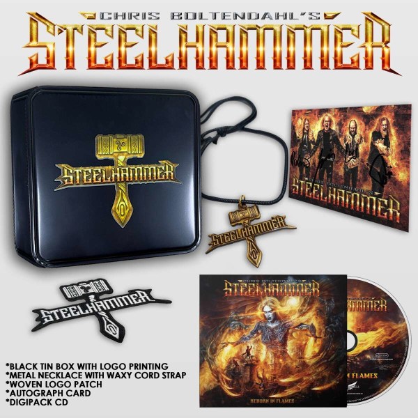 Chris Bohltendahls Steelhammer: Reborn In Flames (Limited Metal Box) -   - (CD / R)