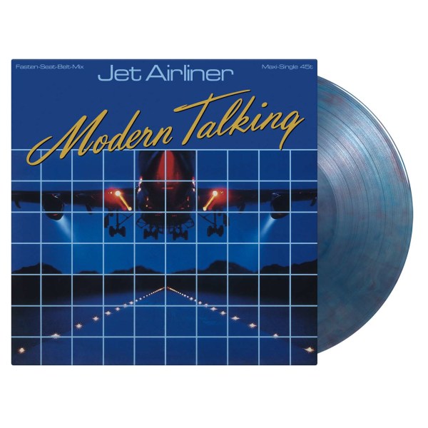 Modern Talking: Jet Airliner (180g) (Limited Numbered Edition) (Blue & Red Marbled Vinyl) -   - (Vinyl / Maxi-Single 12")