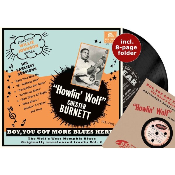 Howlin Wolf: Boy, You Got More Blues Here! The Wolfs West Memphis Blues Vol. 2 (45 RPM) -   - (Vinyl / Single 10")